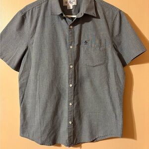 An Original Penguin by Munsing Wear - Gray Short Sleeve Shirt